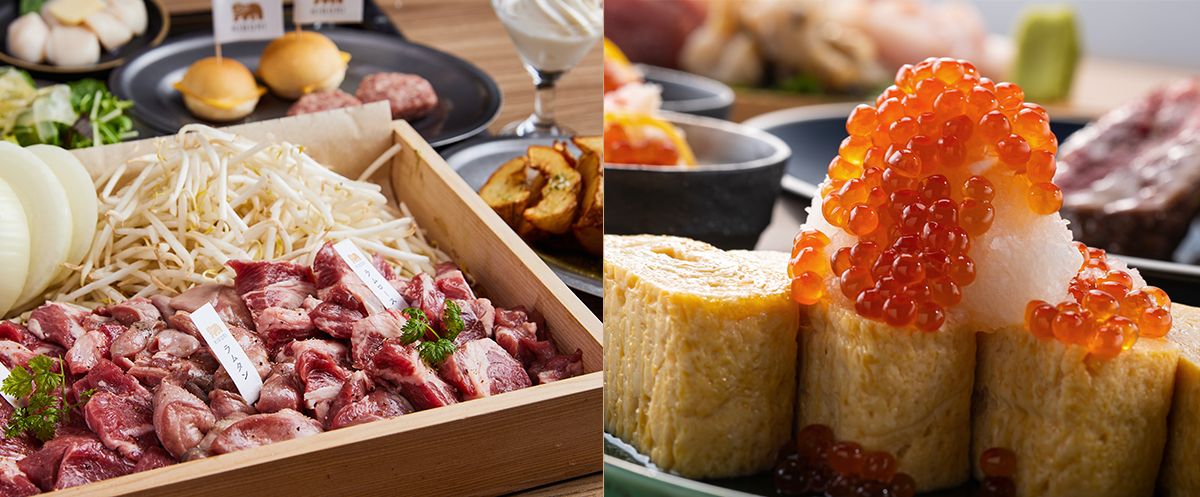 DAICHI（左）UMI（右）メニュー一例