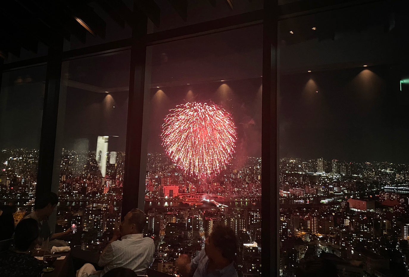 東京ソラマチ31階という贅沢な景観