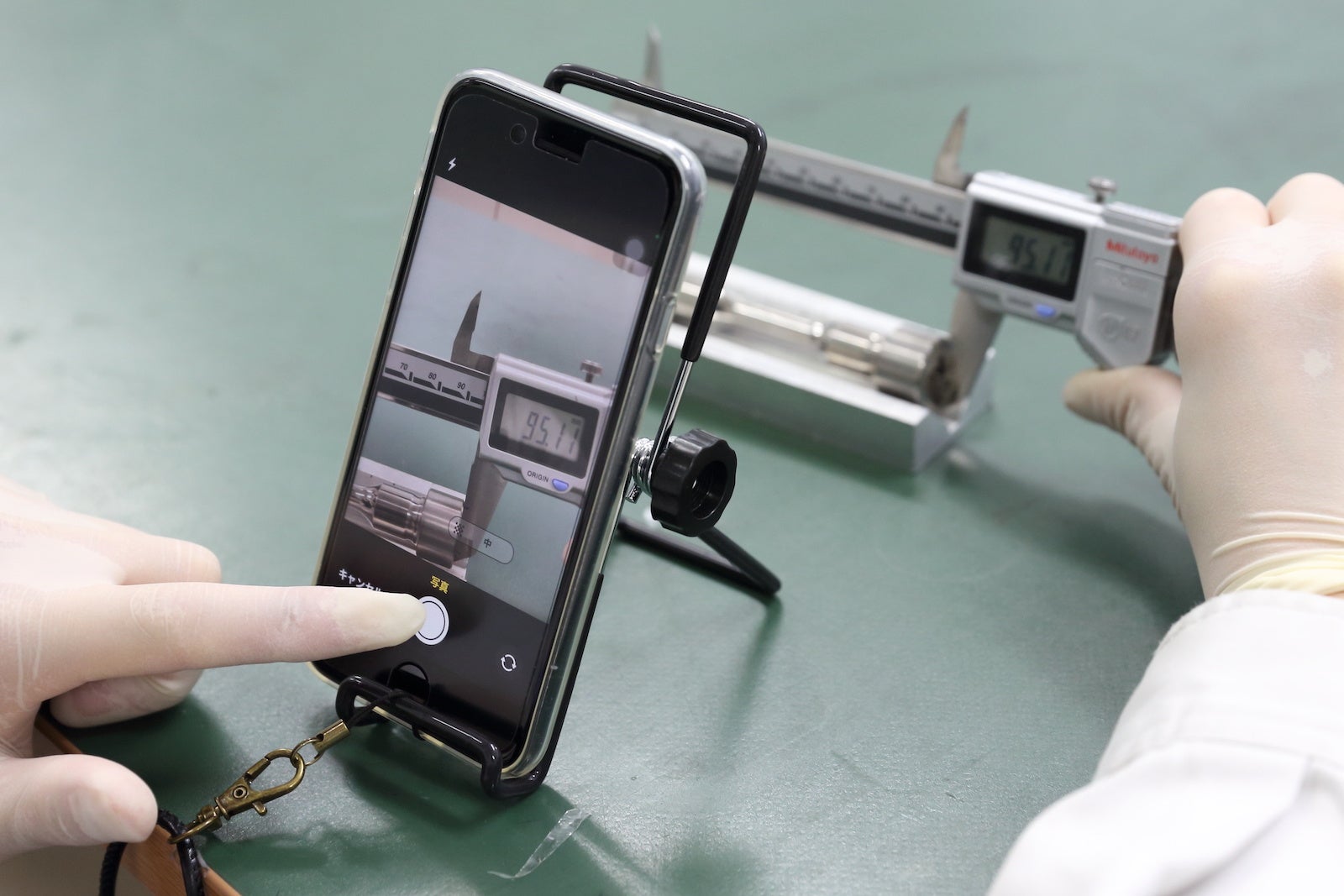 iPhone によるメーター読み取り