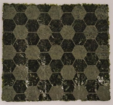 サッカーボール柄の海苔