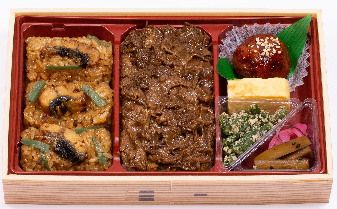 鰻おこわ×すき焼き