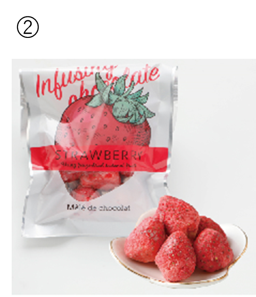 フリーズドライフルーツ×ホワイトチョコレート！ しみこみショコラ専門店が初登場！