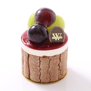 美しい葡萄のケーキ