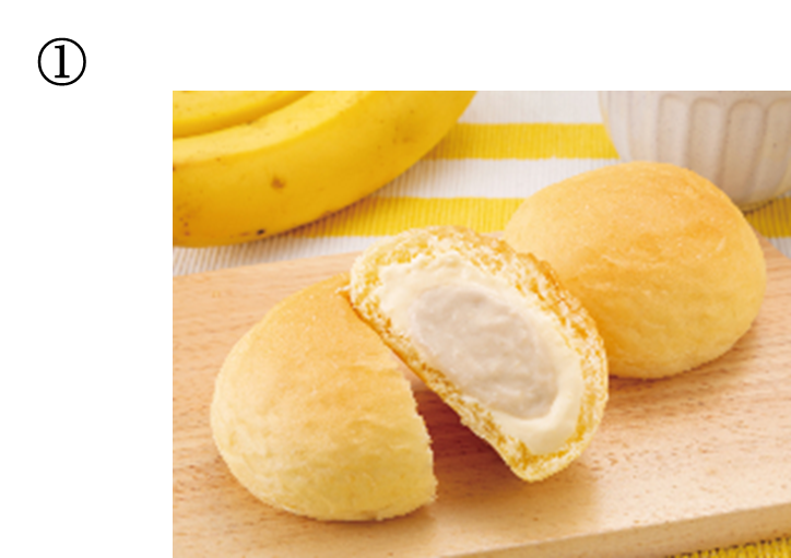 とろけるくりーむパン×バナナ味・チーズケーキ味・あまおう苺ミルクが登場！