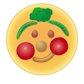 ▲「ほっぺタウン」公式キャラクター「ほっぺぼうや」