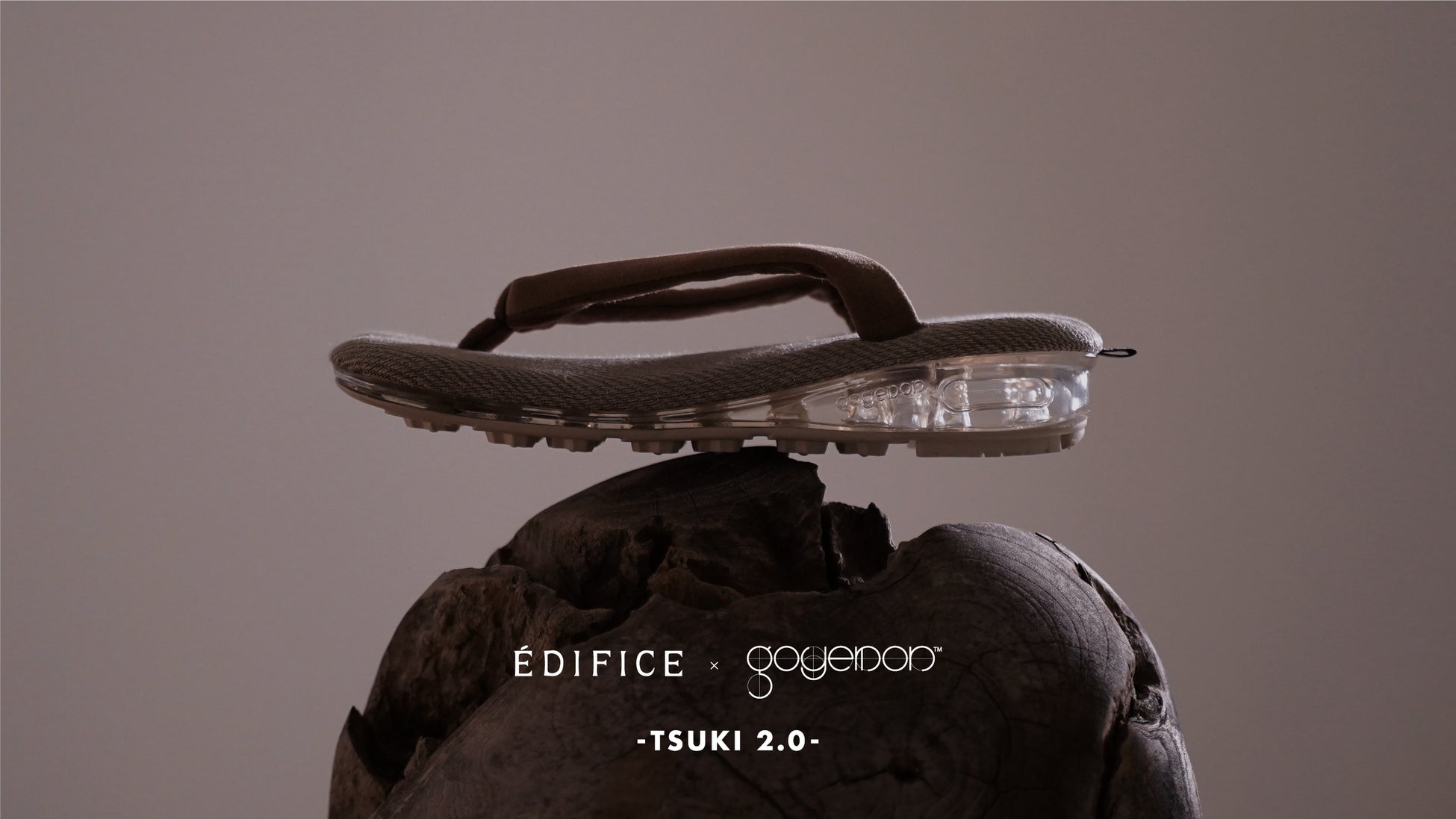 雪駄×スニーカー「unda-雲駄-」】EDIFICE × goyemon -TSUKI 2.0 - の