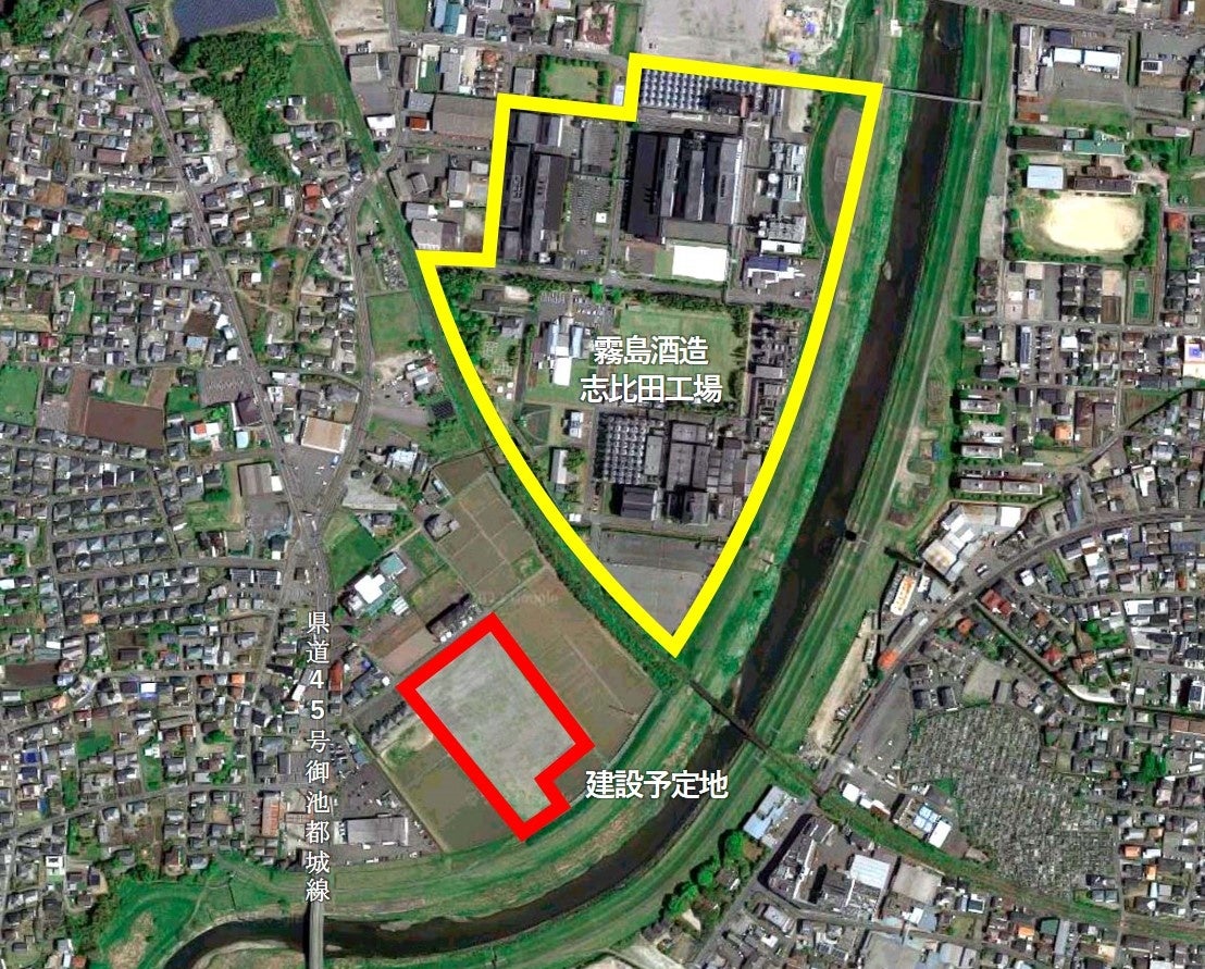 【「甘藷種苗生産施設(仮称)」建設予定地】