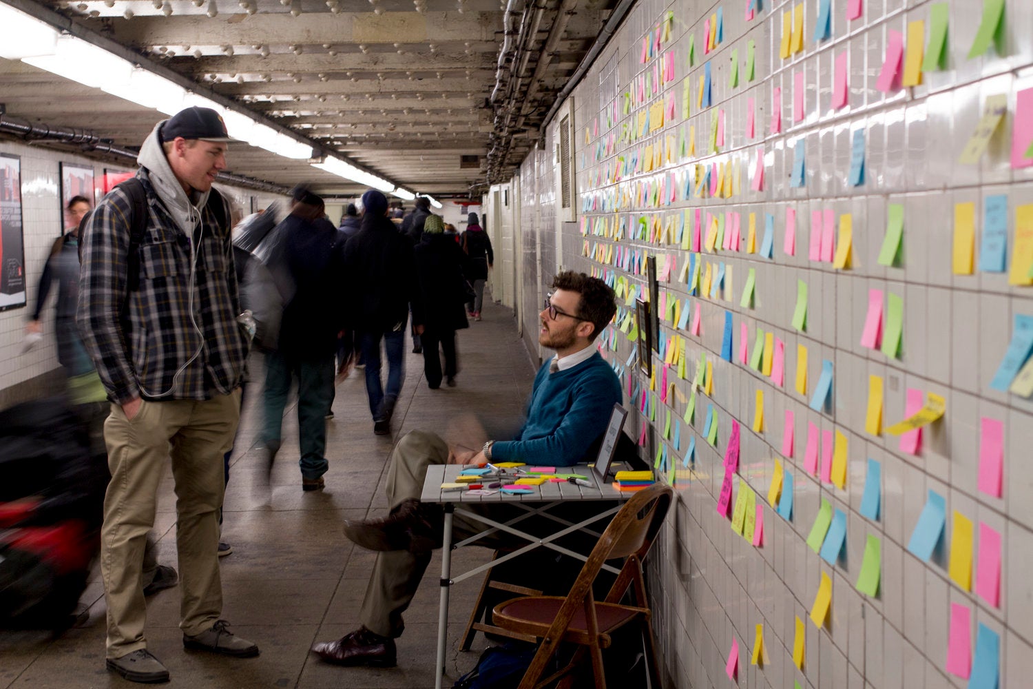 ニューヨーク サブウェイセラピーの様子