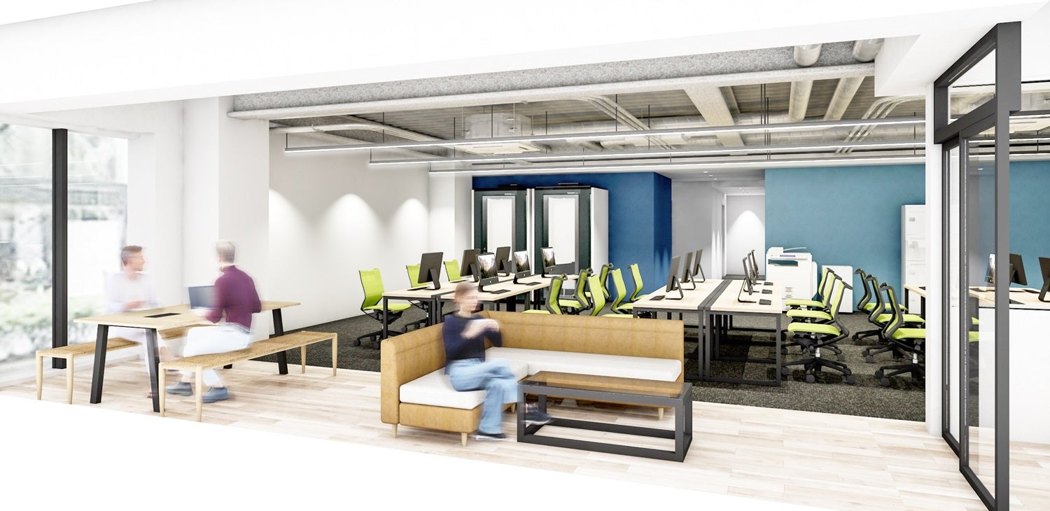 W２、福岡支社オフィスを拡張移転