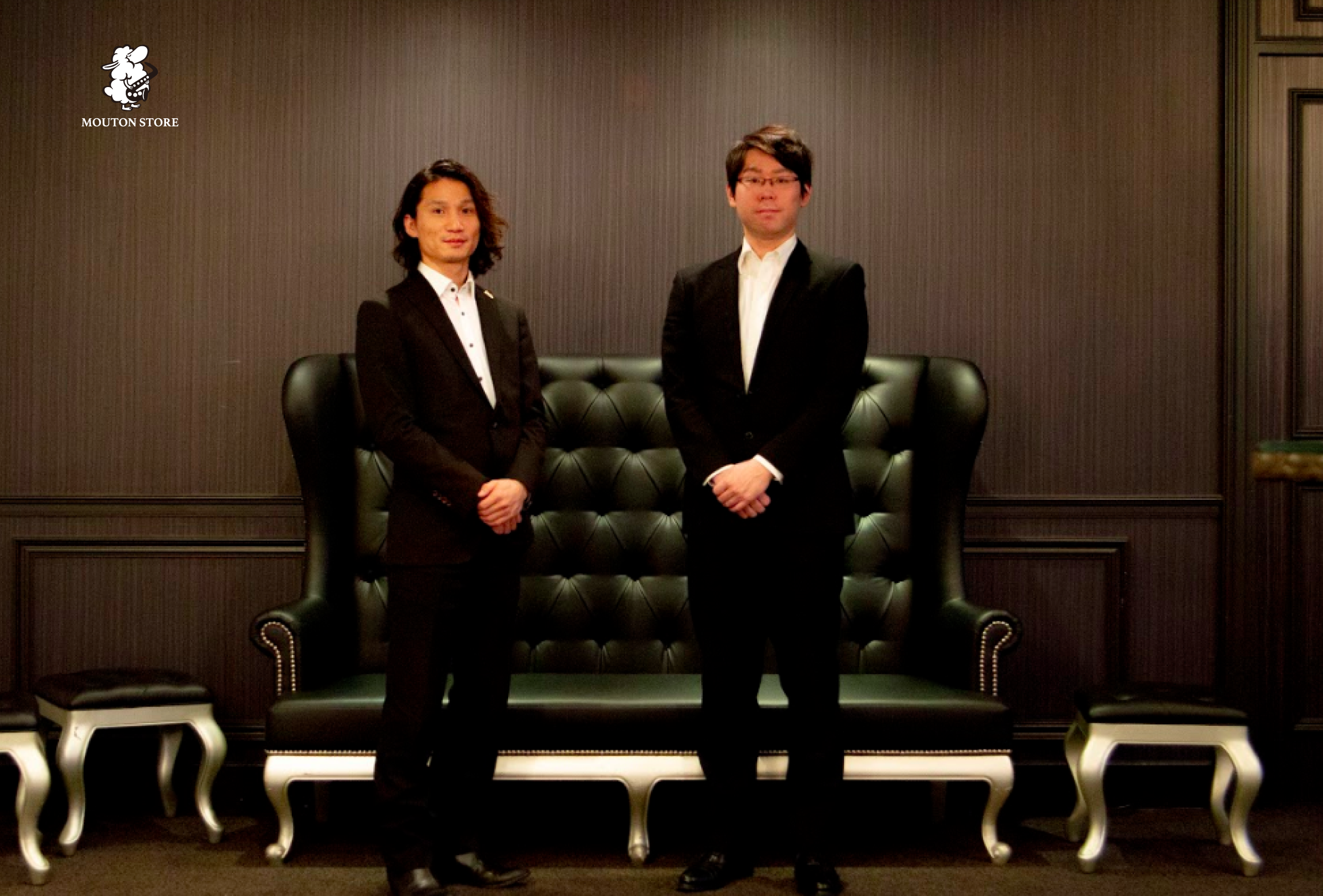 経営をしつつもプロ演奏家として活躍する二人(右、代表取締役 奥野祐樹 左、取締役 松下洋)