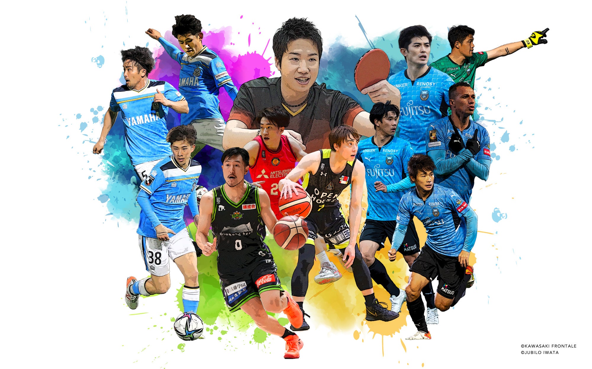 uFit のセルフケア商品は、ブランドアンバサダーの水谷隼さんをはじめに、J1リーグ所属のプロサッカー選手やB1リーグ所属のプロバスケットボール選手など、多くのアスリートの方々に愛用していただいております。