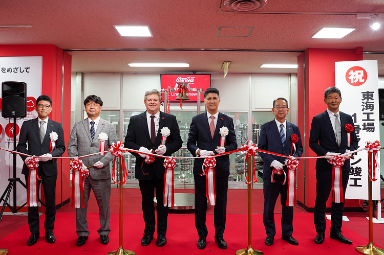 竣工式には東海市長 花田 勝重様もご臨席（写真右から２番目）
