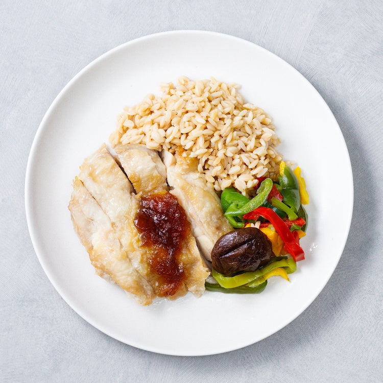 ポン酢鶏もも肉ステーキDZ