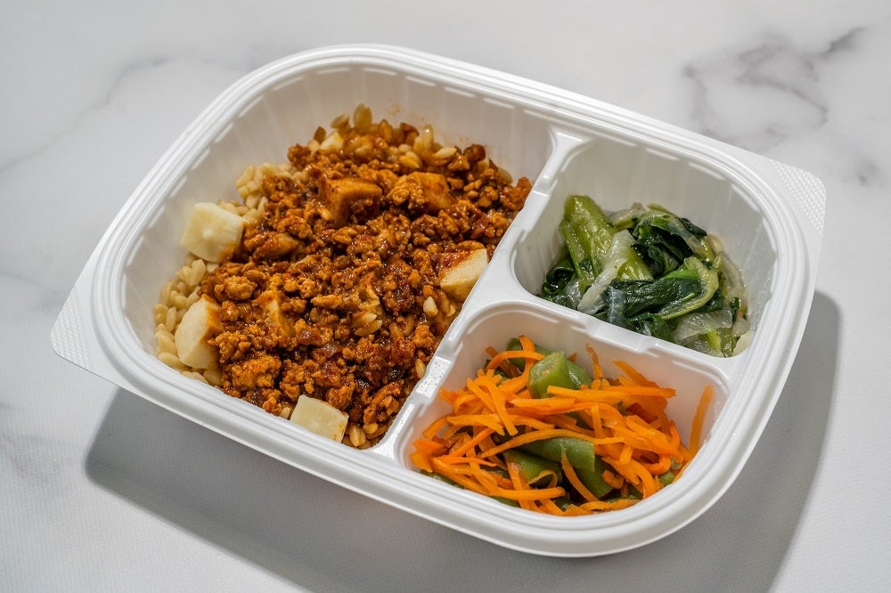 ピリッと辛うま四川風麻婆豆腐丼