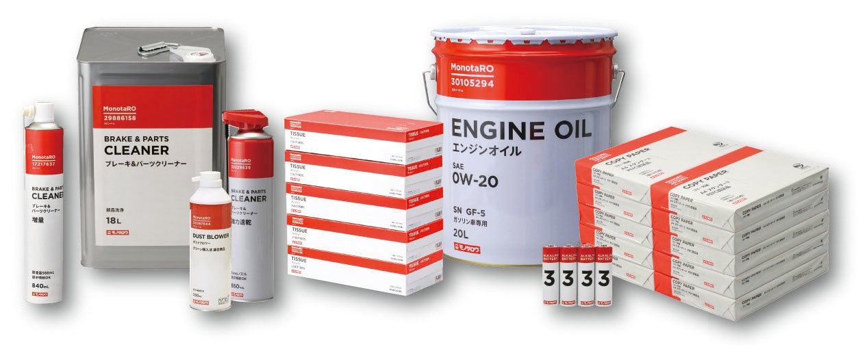 モノタロウブランド商品の一例