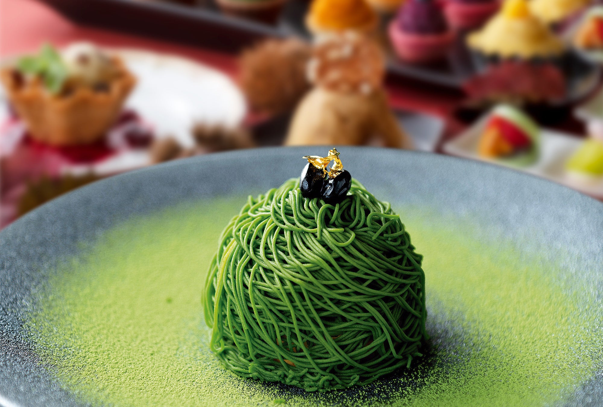 2Fガーデンコート　サクサクメレンゲと鈴鹿抹茶のしぼりたてシルクモンブラン　※写真はイメージです。