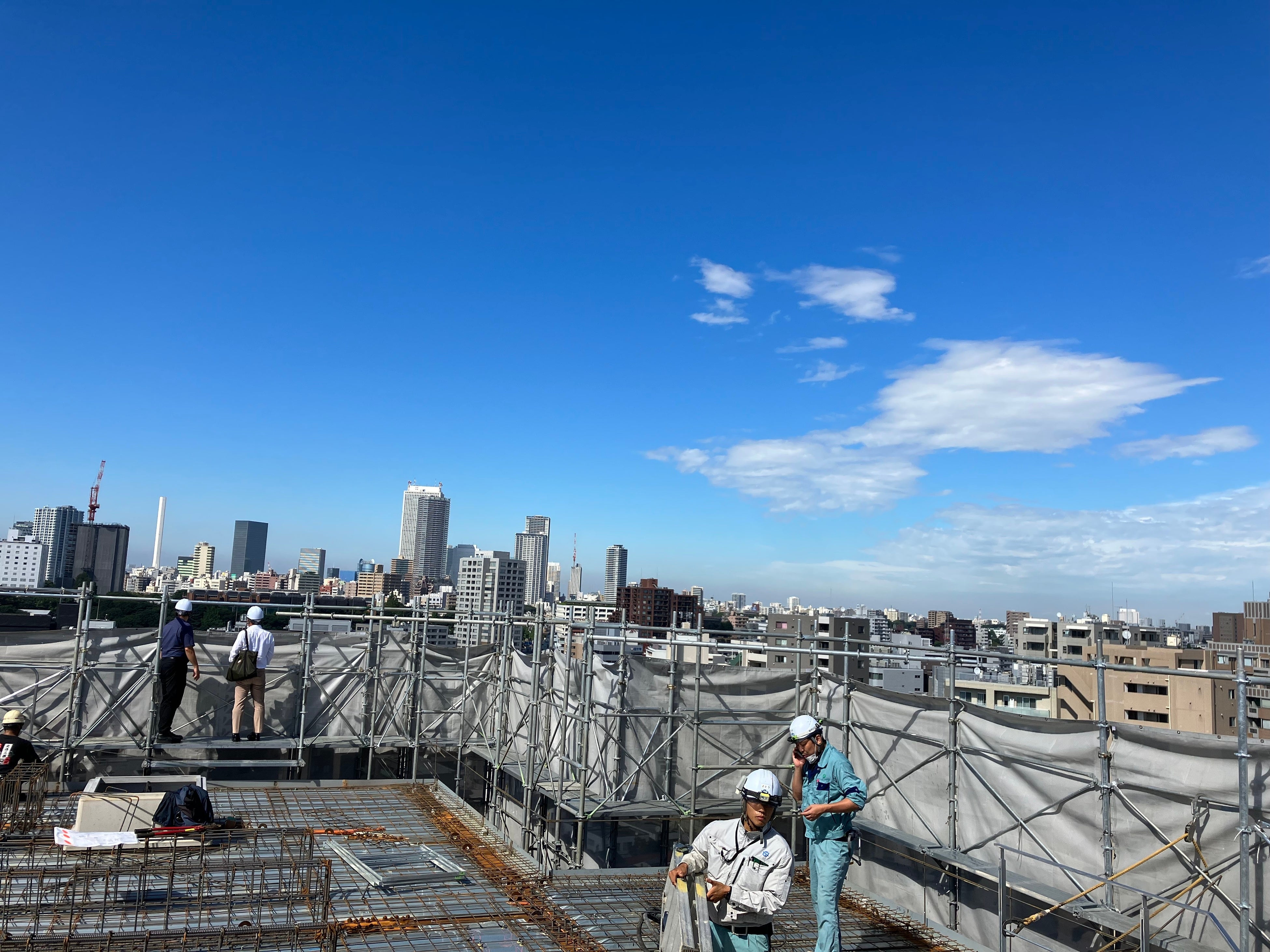 建設中風景（8月18日撮影）
