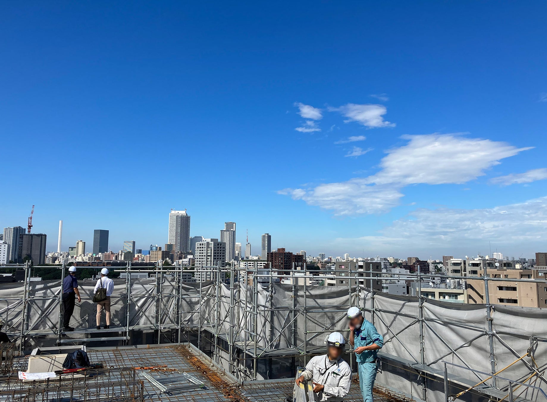 建設中風景(8月18日撮影)
