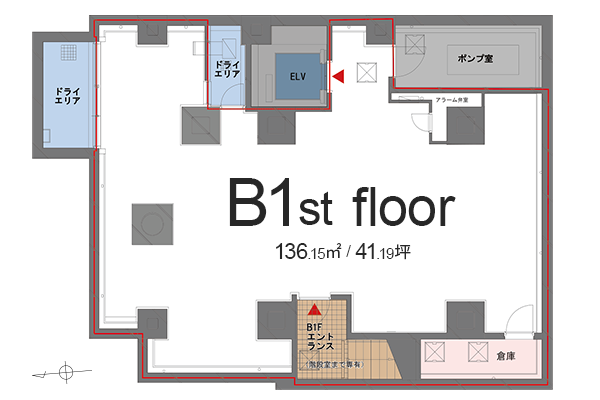 地下1階フロア図