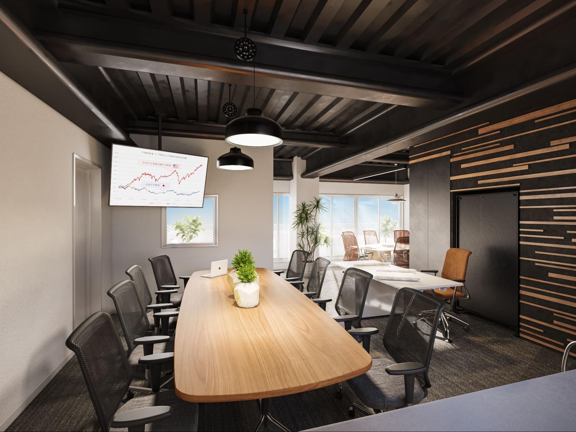 6F内観パース（オフィス想定）