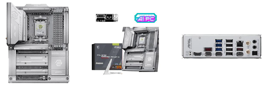 MSI、最新のAMD Ryzen™ 9000シリーズプロセッサー対応の背面コネクタ