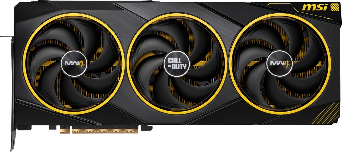 MSI、「Call of Duty: Modern Warfare 4」コラボのRTX 5080搭載カードを数量限定で発売 同社初のコーティングヒートシンクを採用