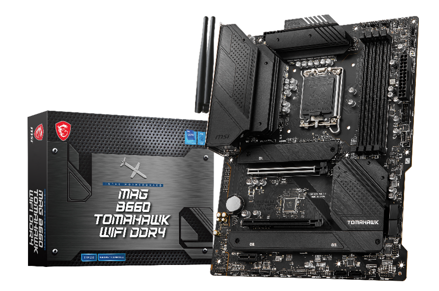 MAG B660M MORTAR WIFI DDR4 マザーボード メモリ付き MSI、B660チップセット搭載マザーボード「MAG B660 TOMAHAWK WIFI DDR4