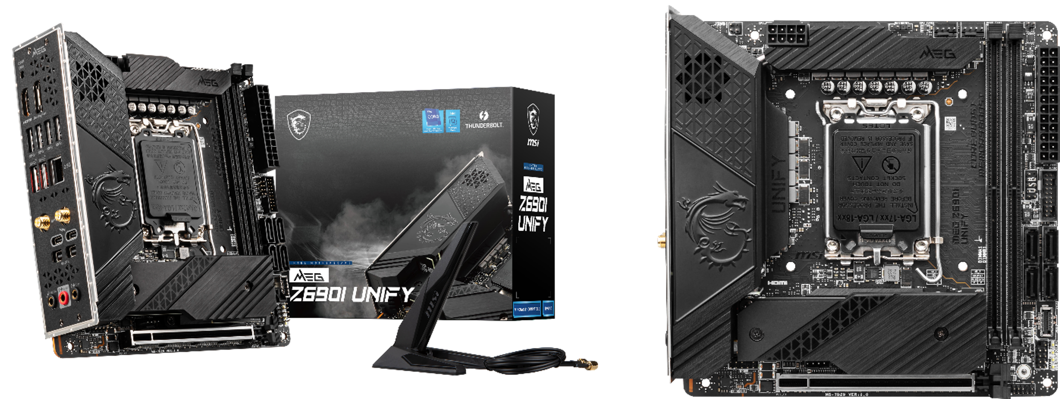 マザーボード Intel Core i9 13900K + MSI Z690I Unify 53749-390-