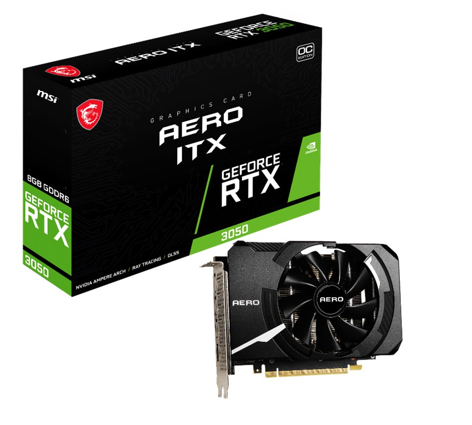 MSI、NVIDIA® GeForce RTX™ 3050を搭載したグラフィックスカード MSI、NVIDIA® GeForce RTX™ 3050を搭載したグラフィックスカード