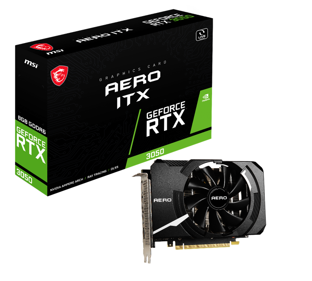 MSI、NVIDIA® GeForce RTX™ 3050を搭載したグラフィックスカード