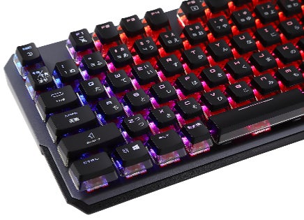MSI、独自の軽量なリニアメカニカルキースイッチを採用したミドルハイ MSI、独自の軽量なリニアメカニカルキースイッチを採用したミドルハイ