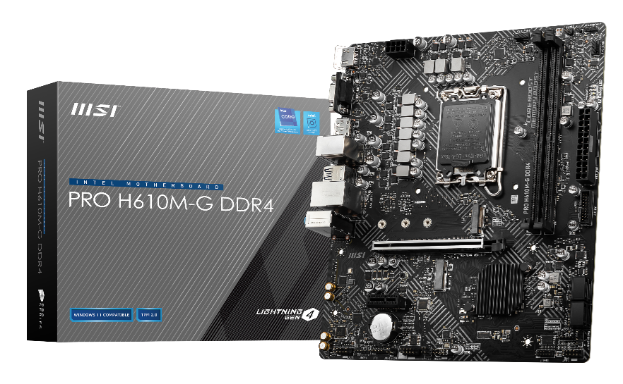 MSI、H610チップセット搭載、Micro-ATXマザーボード2機種を発売「PRO