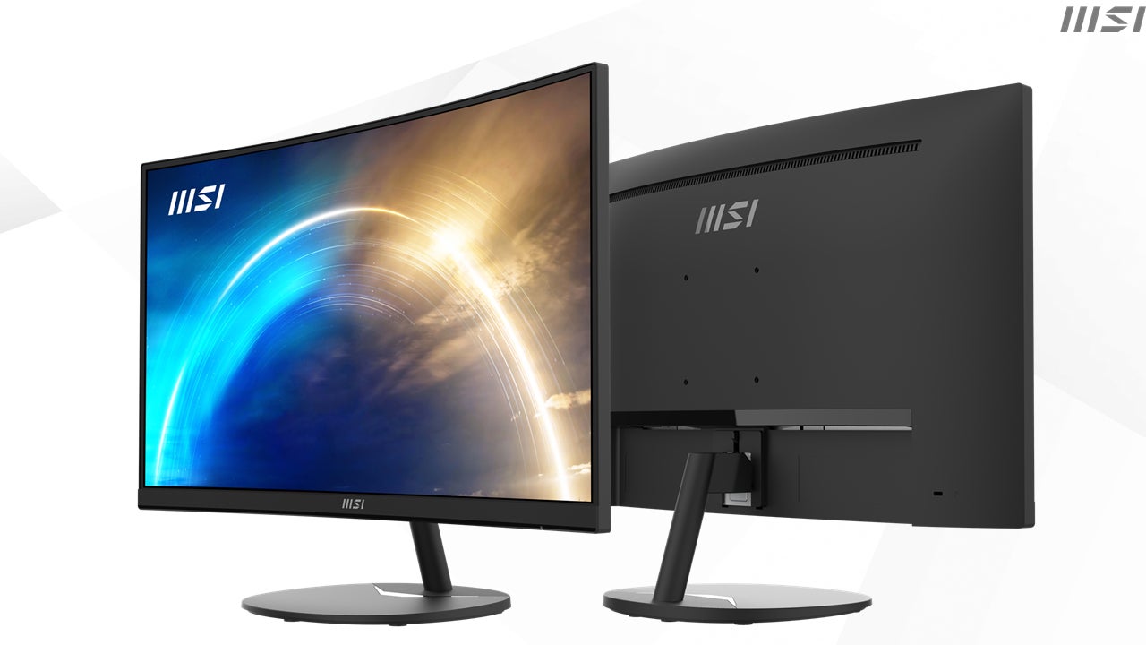 ゲーミングモニター MSI PRO MP271C Series 湾曲27インチ MSI初となる目に優しいビジネス向け湾曲モニター アンチ