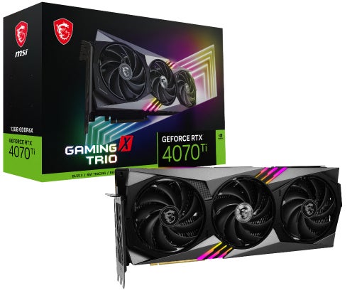 MSI、NVIDIA® GeForce RTX™ 4070 Ti を搭載したグラフィックスカードを MSI、NVIDIA® GeForce RTX™ 4070 Ti を搭載したグラフィックスカードを