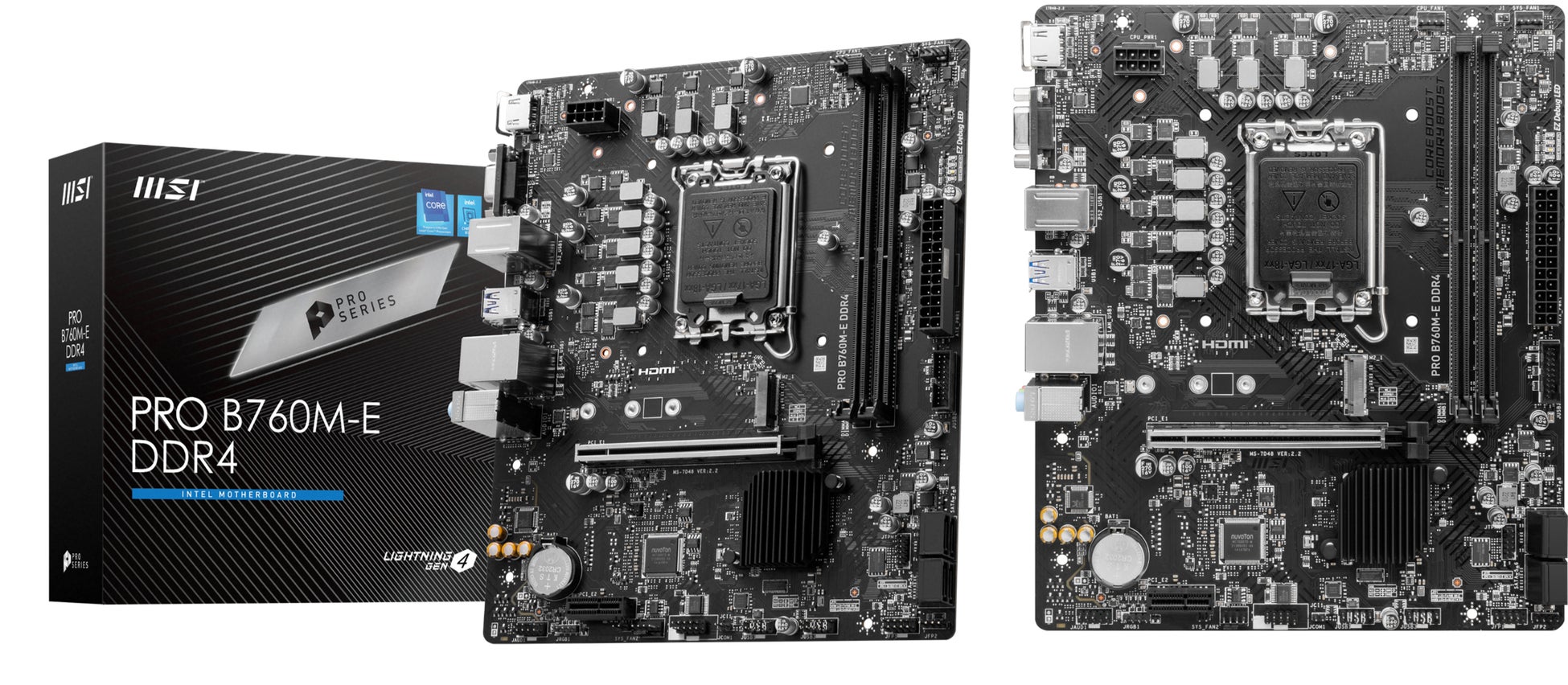 マザーボード&CPU&メモリ パーツセット MSI、第13世代Intel Core™ プロセッサー対応のB760チップセット