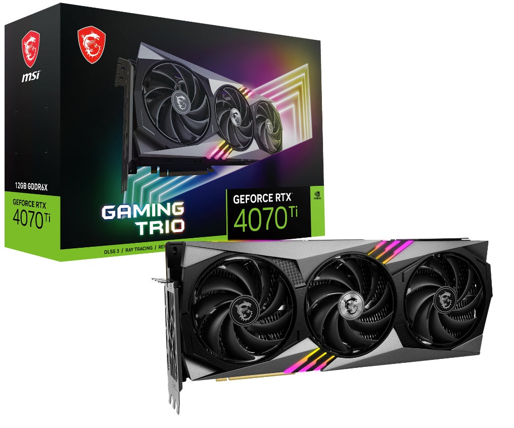 MSI、NVIDIA® GeForce RTX™ 4070 Ti を搭載したグラフィック MSI、NVIDIA® GeForce RTX™ 4070 Ti を搭載したグラフィック