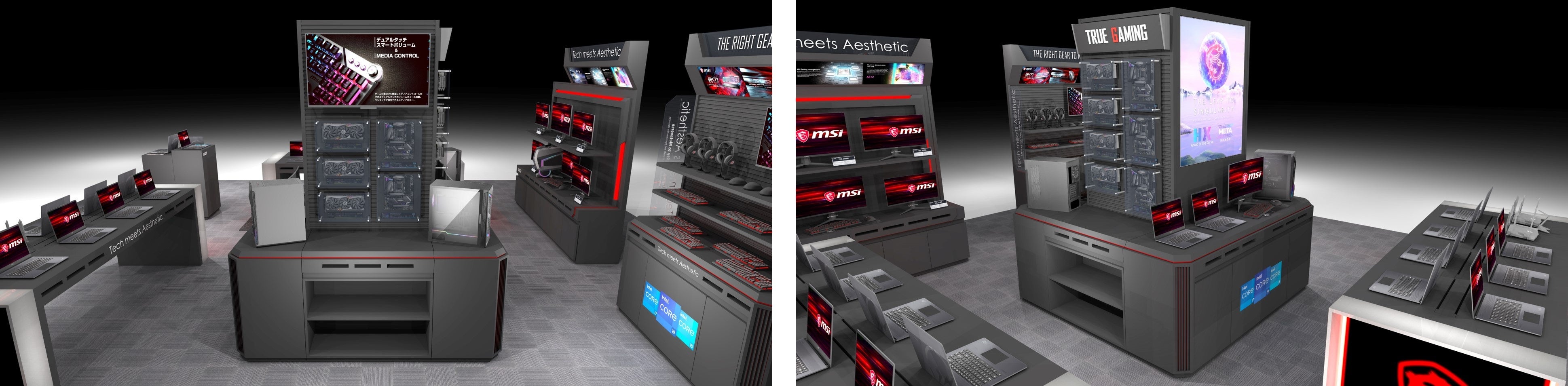 MSIゲーミング体感ブース内観イメージ