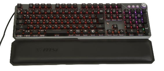MSI、素早い反応のクリッキーメカニカルキースイッチを採用した MSI、素早い反応のクリッキーメカニカルキースイッチを採用した