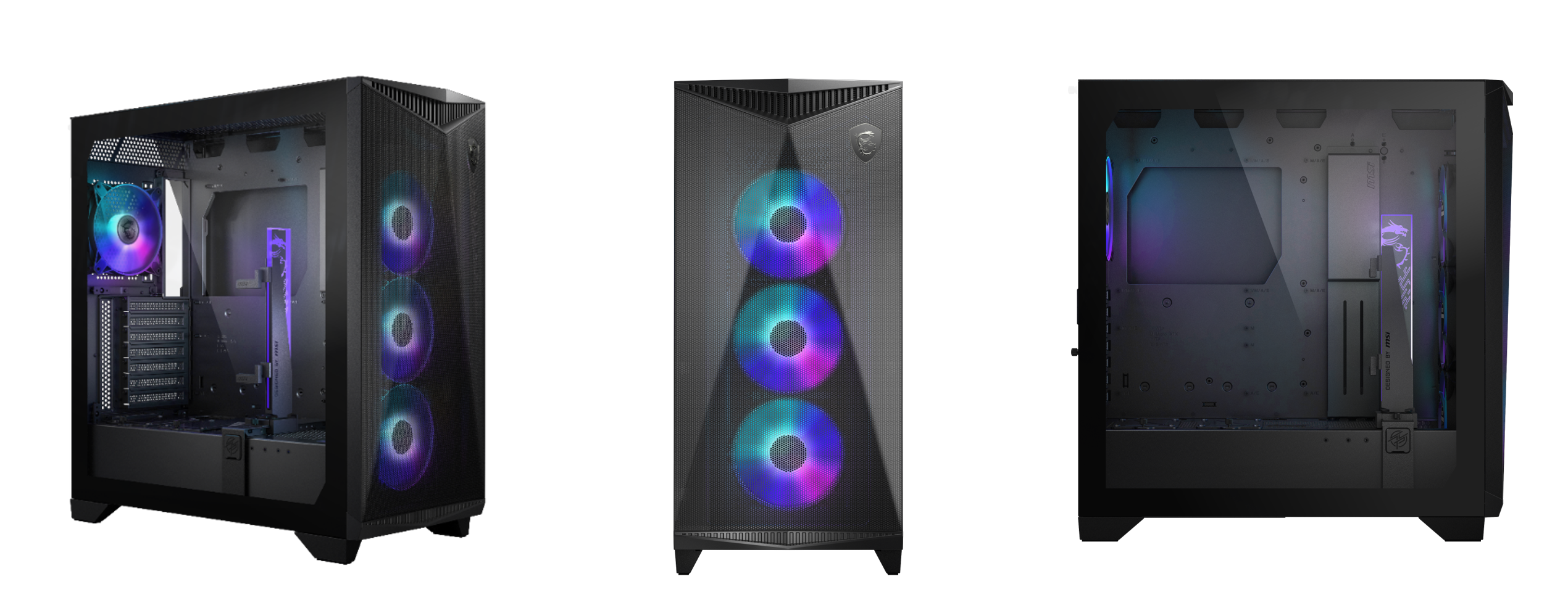 MSI、エアフローに特化したミドルタワーPCケース「MPG GUNGNIR 300R