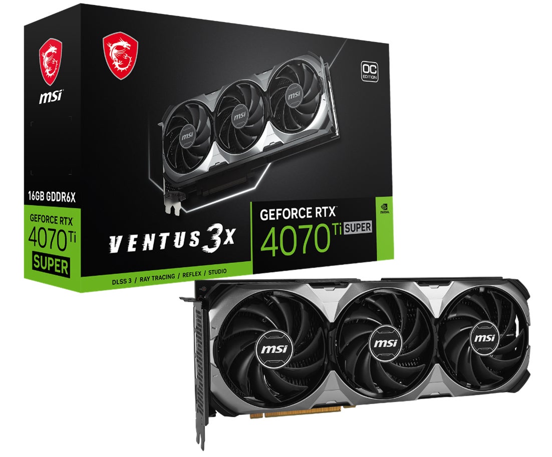 MSI、NVIDIA®の 「GeForce RTX™ 4070 Ti SUPER」 を採用した MSI、NVIDIA®の 「GeForce RTX™ 4070 Ti SUPER」 を採用した