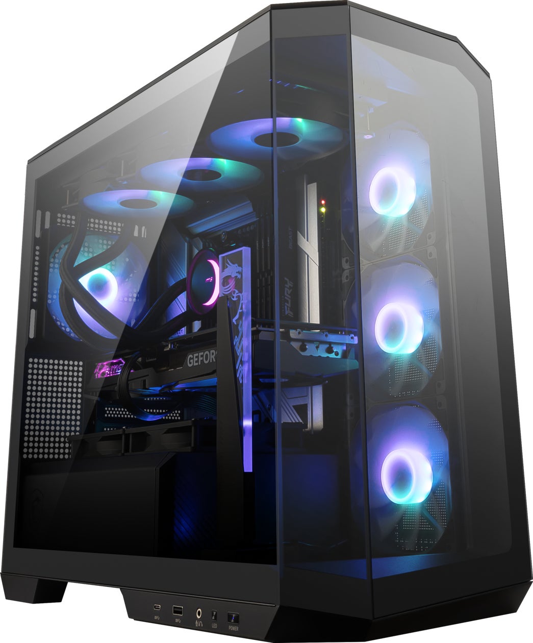 MSI、背面コネクタデザインを採用したマザーボードとピラーレスPC MSI、背面コネクタデザインを採用したマザーボードとピラーレスPC