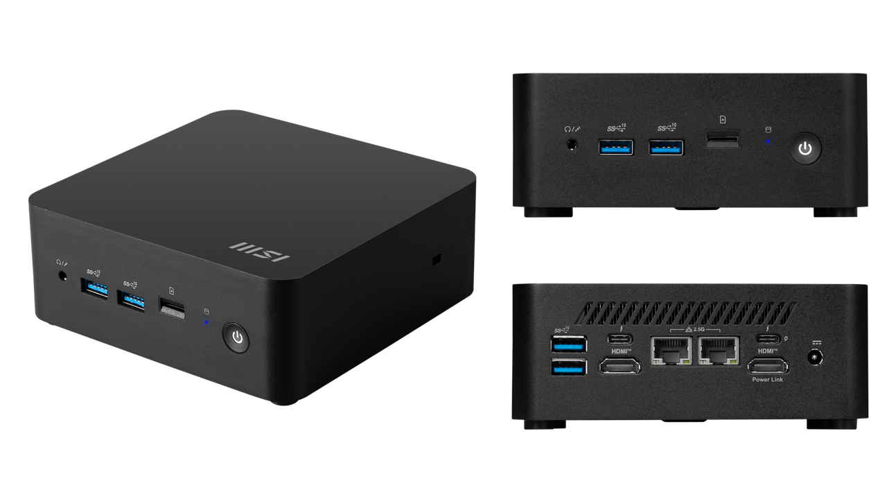 超小型筐体に電源入力対応のThunderbolt™ 4端子を搭載様々な用途に対応