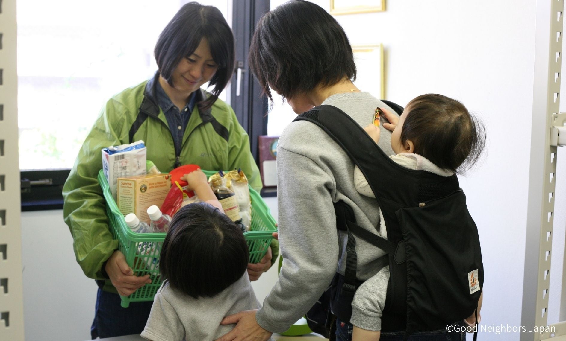 グッドごはんの食品配付イメージ