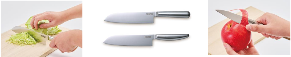 サーモス初の包丁『サーモス ファインエッジ/グランエッジ（KKA/KKB