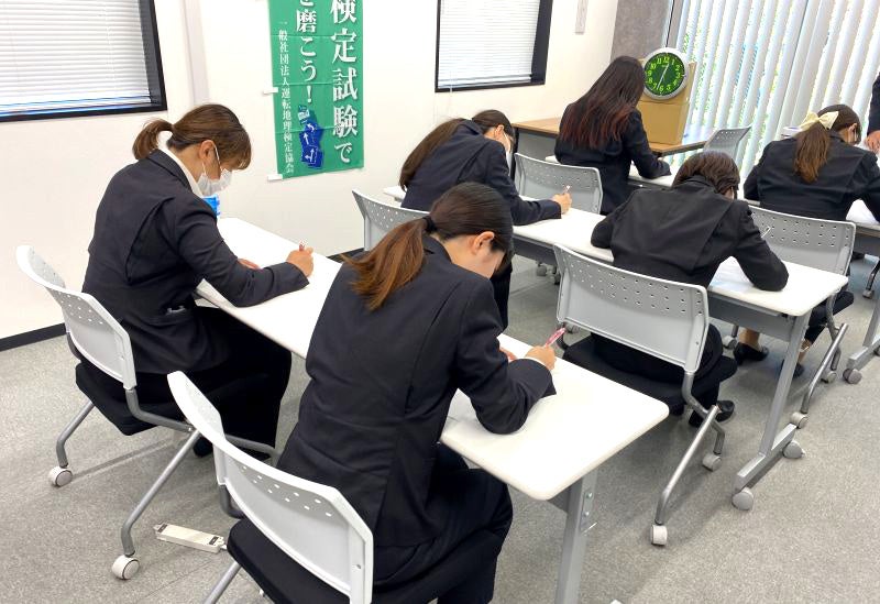 団体受検の様子