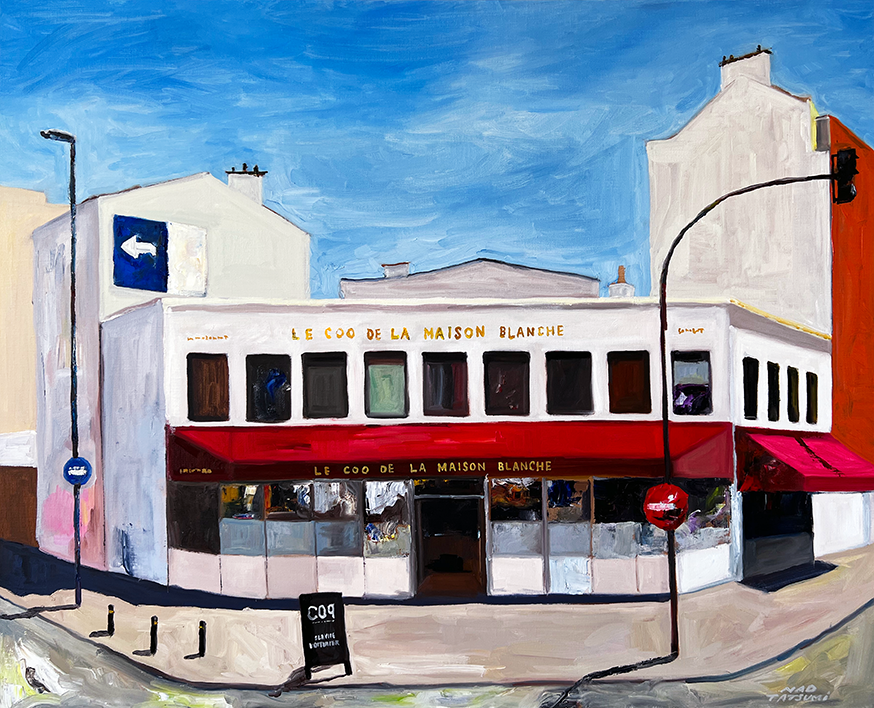 辰巳菜穂「Paris」Oil on canvas 805x1000x25mm