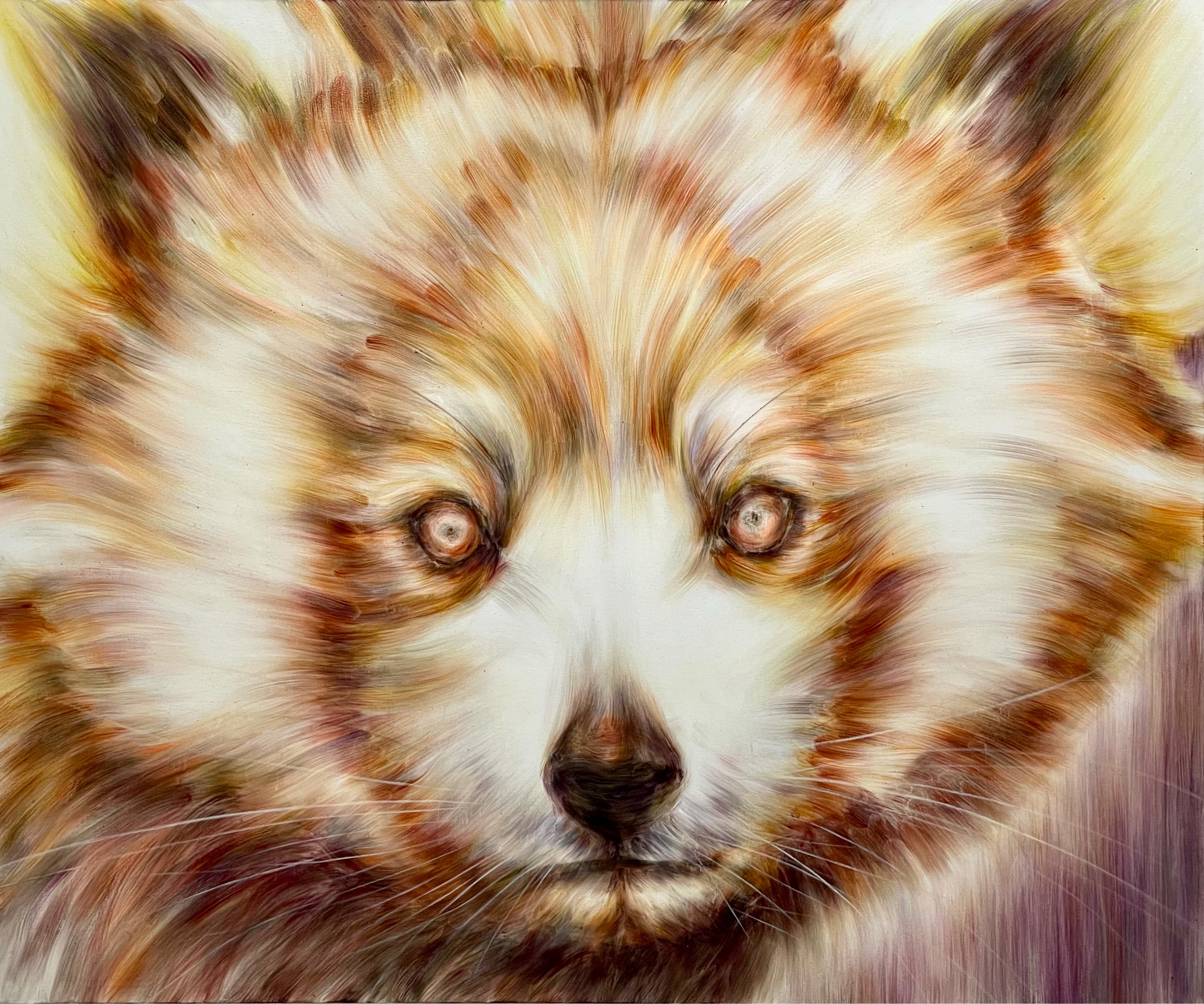 山脇紘資「Red Panda」Oil on canvas 1940x1620x35mm