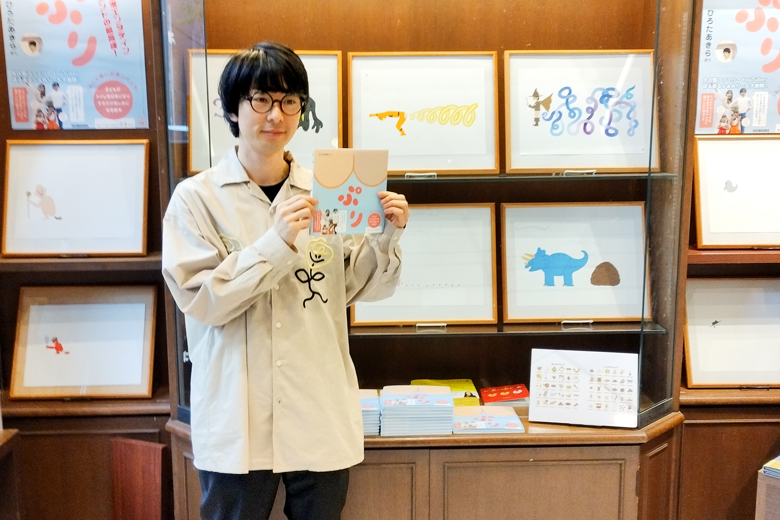 在廊日にはサイン会も