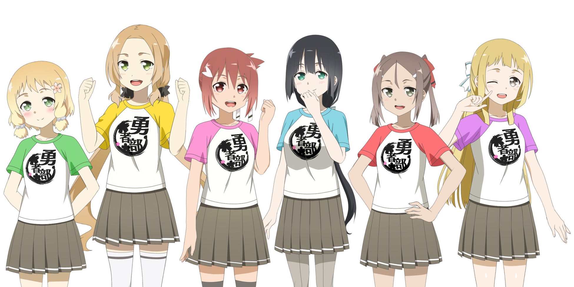 図1『ゆゆゆい』版 勇者部ロゴTシャツ イメージ