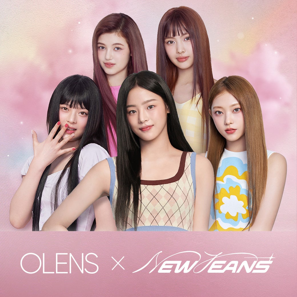 NewJeansがモデルを務める韓国No.1カラコンブランド『OLENS(オーレンズ
